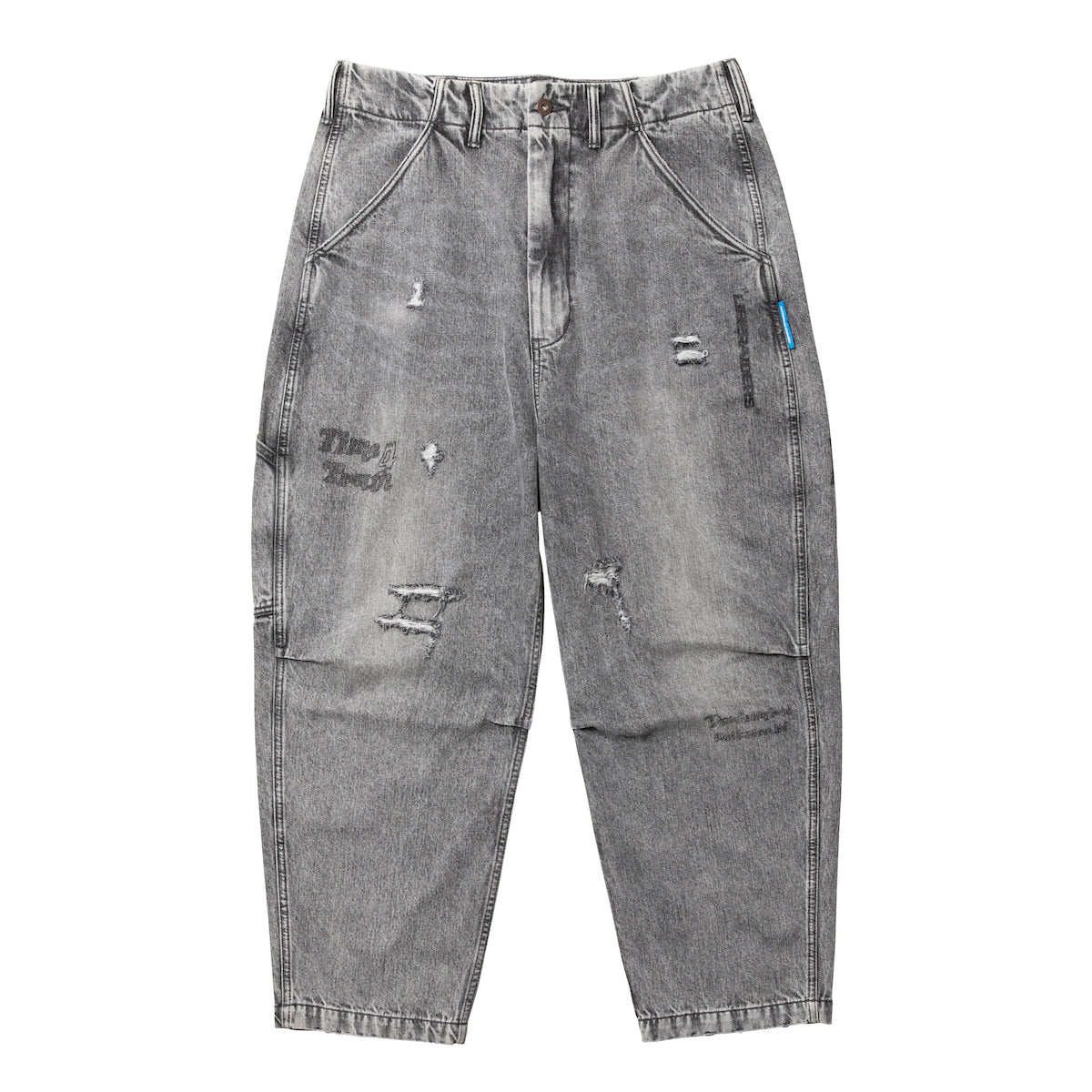 Liberaiders DAMAGED DENIM SARROUEL PANTS リベレイダース ダメージド デニム サルエル パンツ 737052601【メンズ サルエル ヴィンテージ加工 ダメージデニム 26SS】