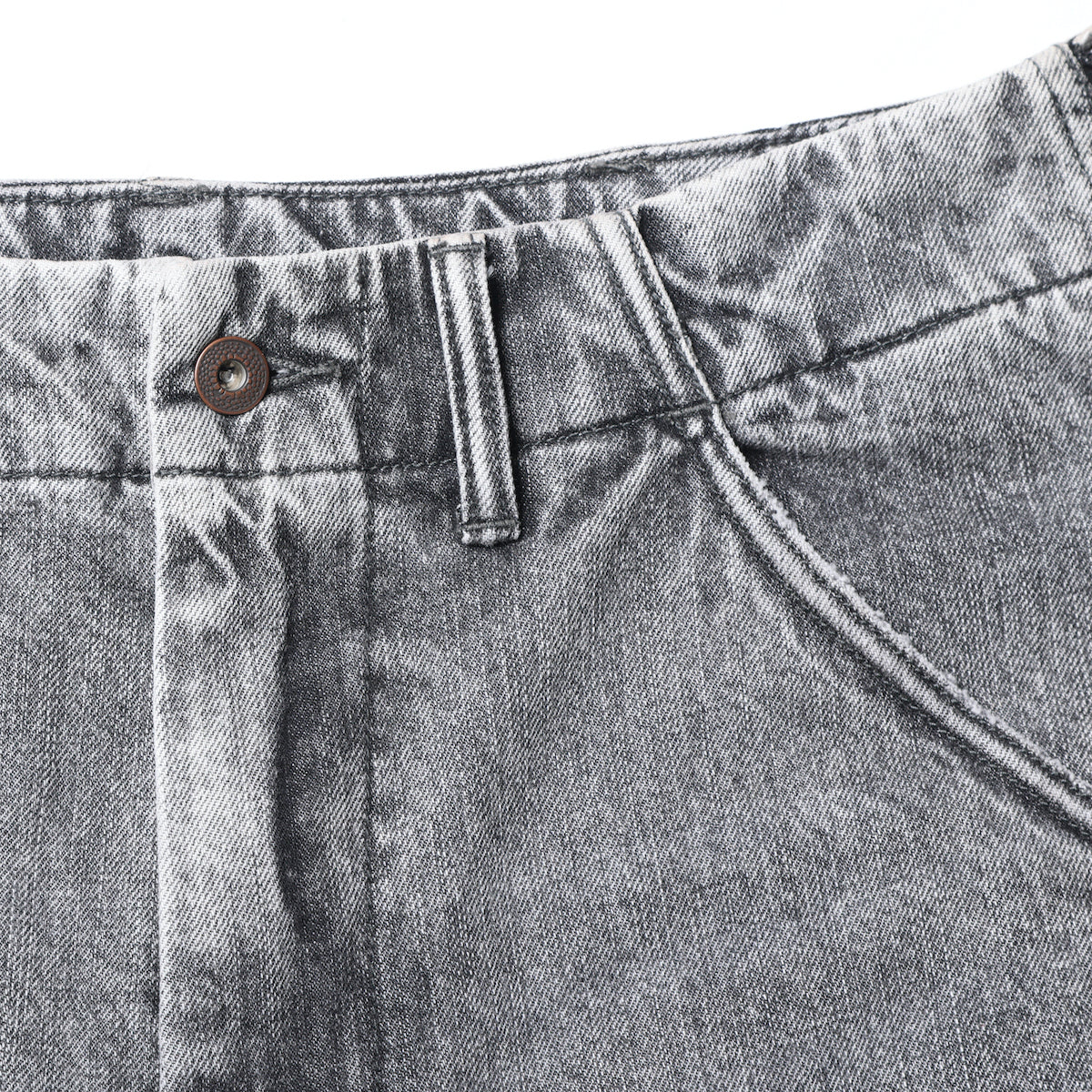 Liberaiders DAMAGED DENIM SARROUEL PANTS リベレイダース ダメージド デニム サルエル パンツ 737052601【メンズ サルエル ヴィンテージ加工 ダメージデニム 26SS】