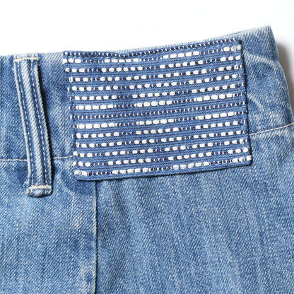 Liberaiders DAMAGED DENIM SARROUEL PANTS リベレイダース ダメージド デニム サルエル パンツ 737052601【メンズ サルエル ヴィンテージ加工 ダメージデニム 26SS】