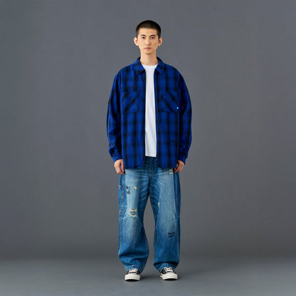 Liberaiders DAMAGED DENIM SARROUEL PANTS リベレイダース ダメージド デニム サルエル パンツ 737052601【メンズ サルエル ヴィンテージ加工 ダメージデニム 26SS】