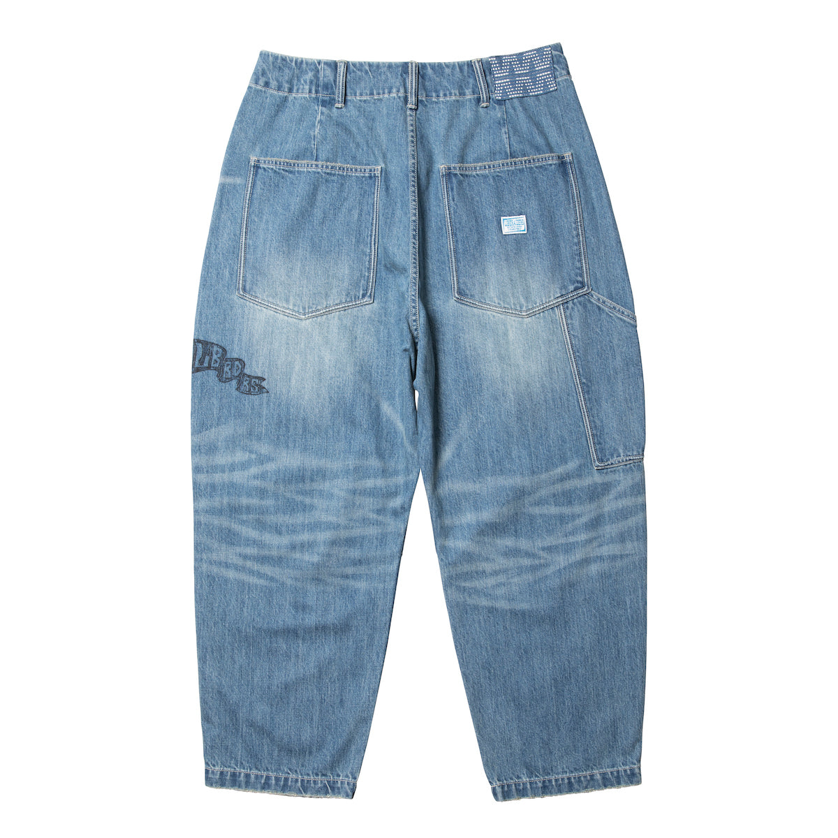 Liberaiders DAMAGED DENIM SARROUEL PANTS リベレイダース ダメージド デニム サルエル パンツ 737052601【メンズ サルエル ヴィンテージ加工 ダメージデニム 26SS】