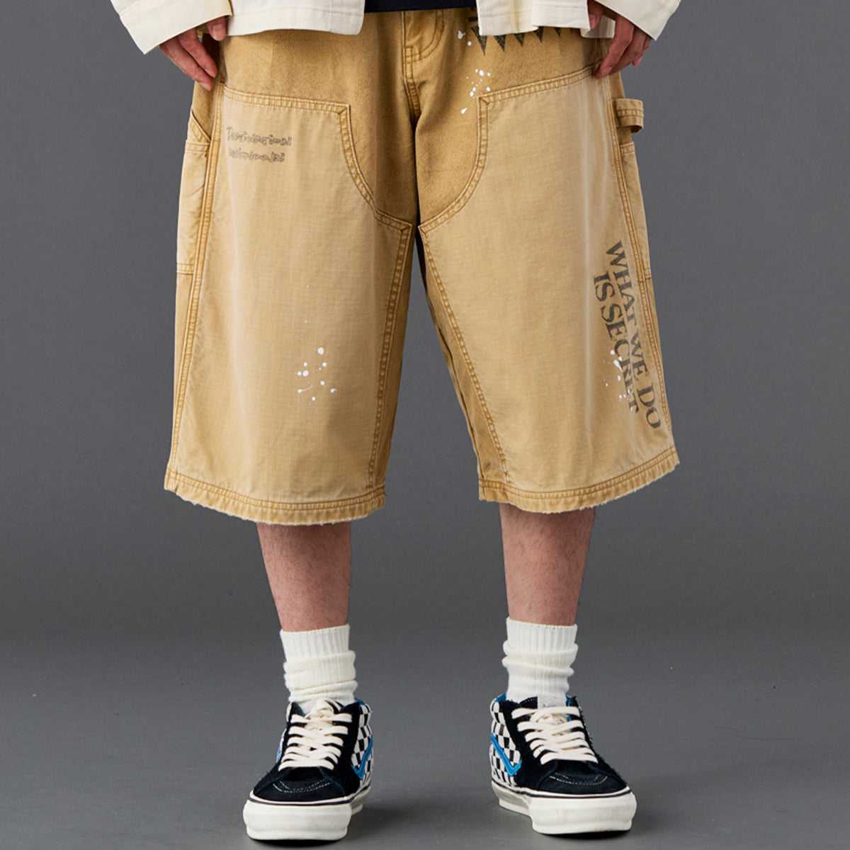 Liberaiders HANDWRITING CANVAS WORK SHORTS 738022601 – Kinetics