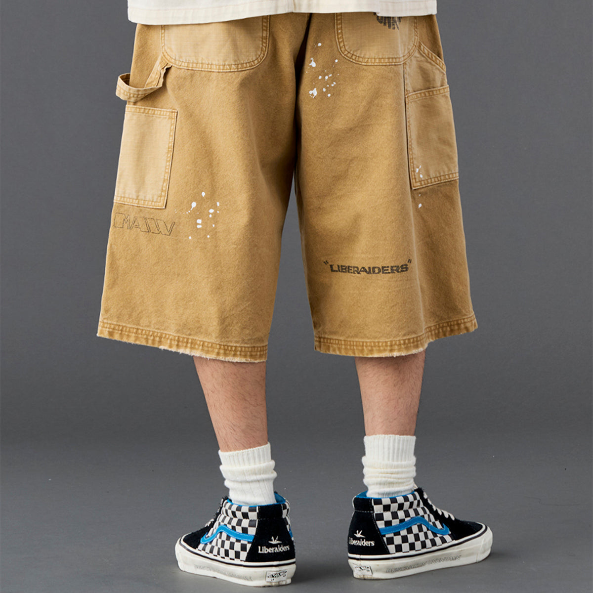 Liberaiders HANDWRITING CANVAS WORK SHORTS 738022601 – Kinetics