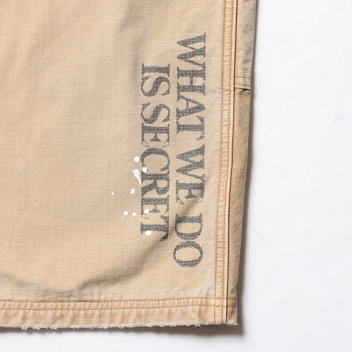 Liberaiders HANDWRITING CANVAS WORK SHORTS 738022601 – Kinetics