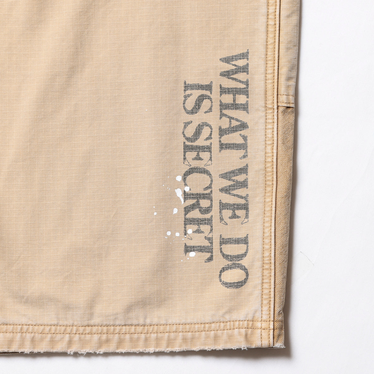 Liberaiders HANDWRITING CANVAS WORK SHORTS リベレイダース ハンドライティング キャンバス ワーク ショーツ 738022601【メンズ ショーツ ハーフパンツ カジュアルパンツ ワークパンツ 26SS】
