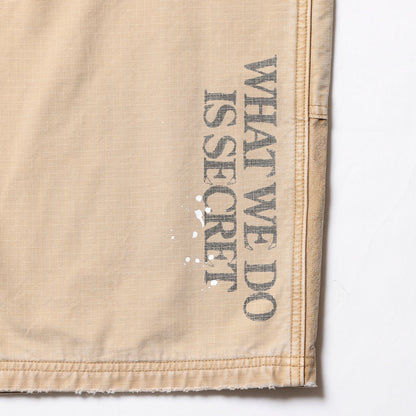 Liberaiders HANDWRITING CANVAS WORK SHORTS リベレイダース ハンドライティング キャンバス ワーク ショーツ 738022601【メンズ ショーツ ハーフパンツ カジュアルパンツ ワークパンツ 26SS】