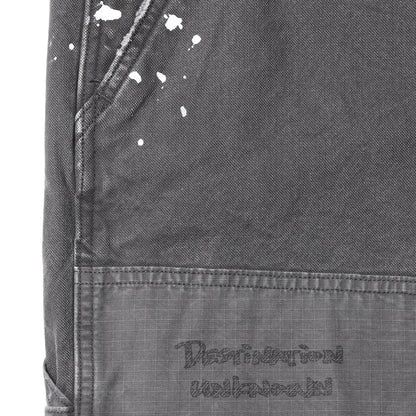 Liberaiders HANDWRITING CANVAS WORK SHORTS リベレイダース ハンドライティング キャンバス ワーク ショーツ 738022601【メンズ ショーツ ハーフパンツ カジュアルパンツ ワークパンツ 26SS】