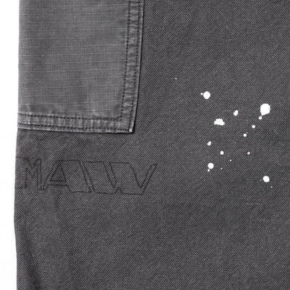 Liberaiders HANDWRITING CANVAS WORK SHORTS リベレイダース ハンドライティング キャンバス ワーク ショーツ 738022601【メンズ ショーツ ハーフパンツ カジュアルパンツ ワークパンツ 26SS】