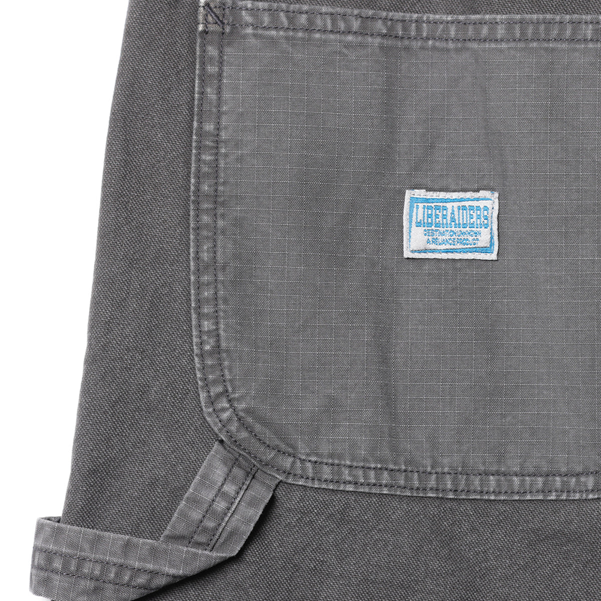 Liberaiders HANDWRITING CANVAS WORK SHORTS リベレイダース ハンドライティング キャンバス ワーク ショーツ 738022601【メンズ ショーツ ハーフパンツ カジュアルパンツ ワークパンツ 26SS】