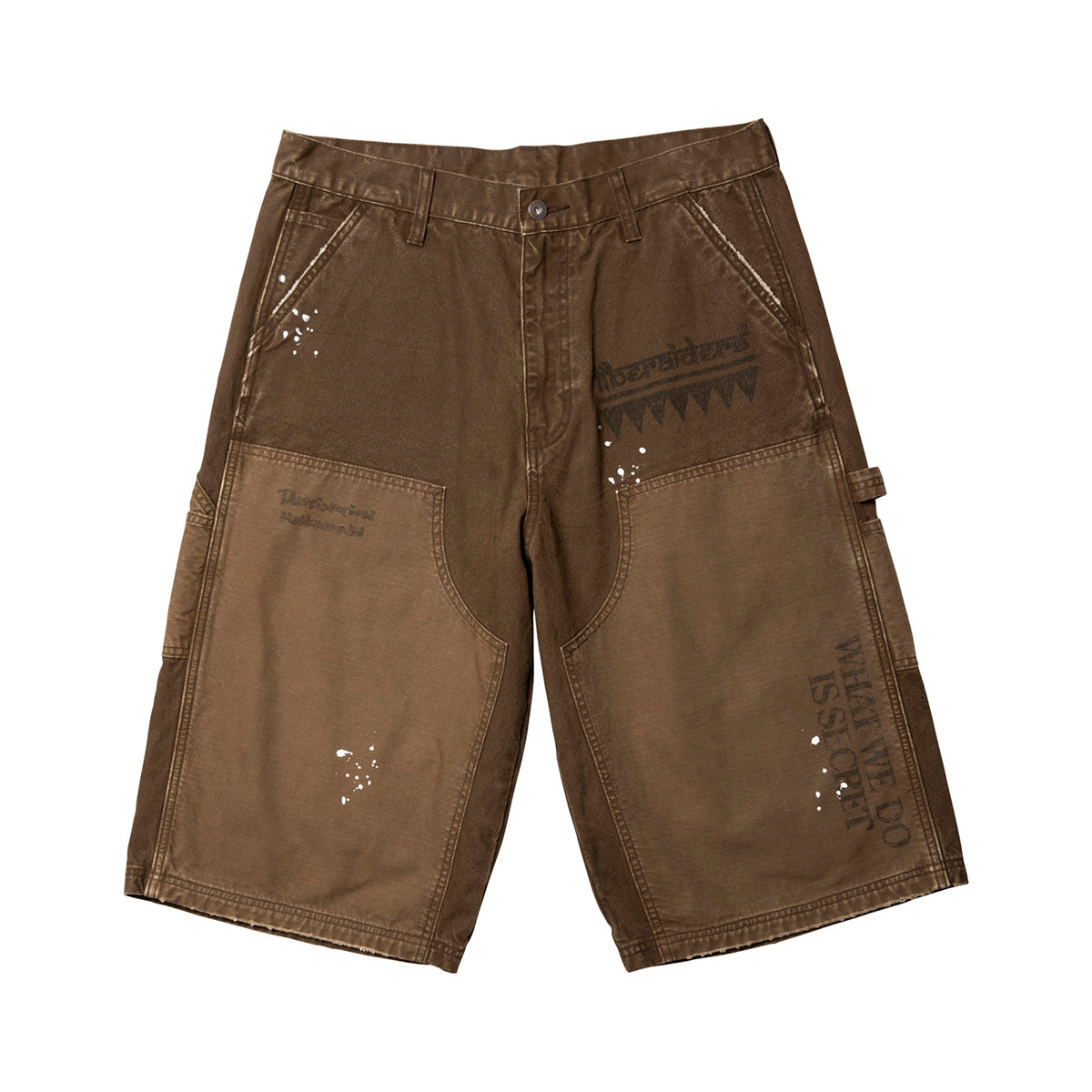 Liberaiders HANDWRITING CANVAS WORK SHORTS リベレイダース ハンドライティング キャンバス ワーク ショーツ 738022601【メンズ ショーツ ハーフパンツ カジュアルパンツ ワークパンツ 26SS】