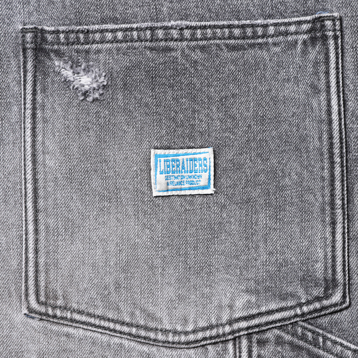 Liberaiders DAMAGED DENIM BUGGY SHORTS リベレイダース ダメージド デニム バギー ショーツ 738032601【メンズ デニムショーツ バギーショーツ ハーフパンツ カジュアルパンツ 26SS】