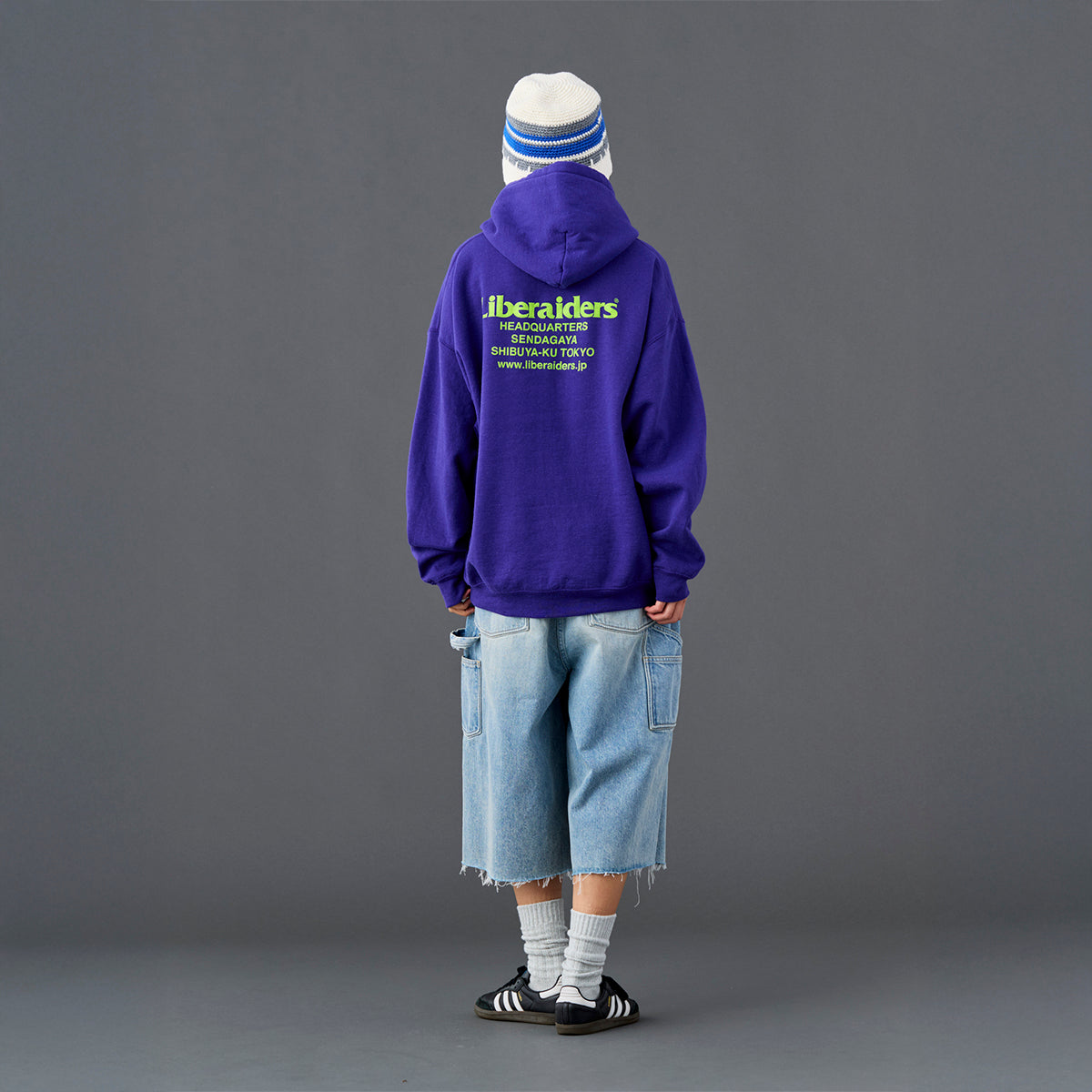 Liberaiders DAMAGED DENIM BUGGY SHORTS リベレイダース ダメージド デニム バギー ショーツ 738032601【メンズ デニムショーツ バギーショーツ ハーフパンツ カジュアルパンツ 26SS】