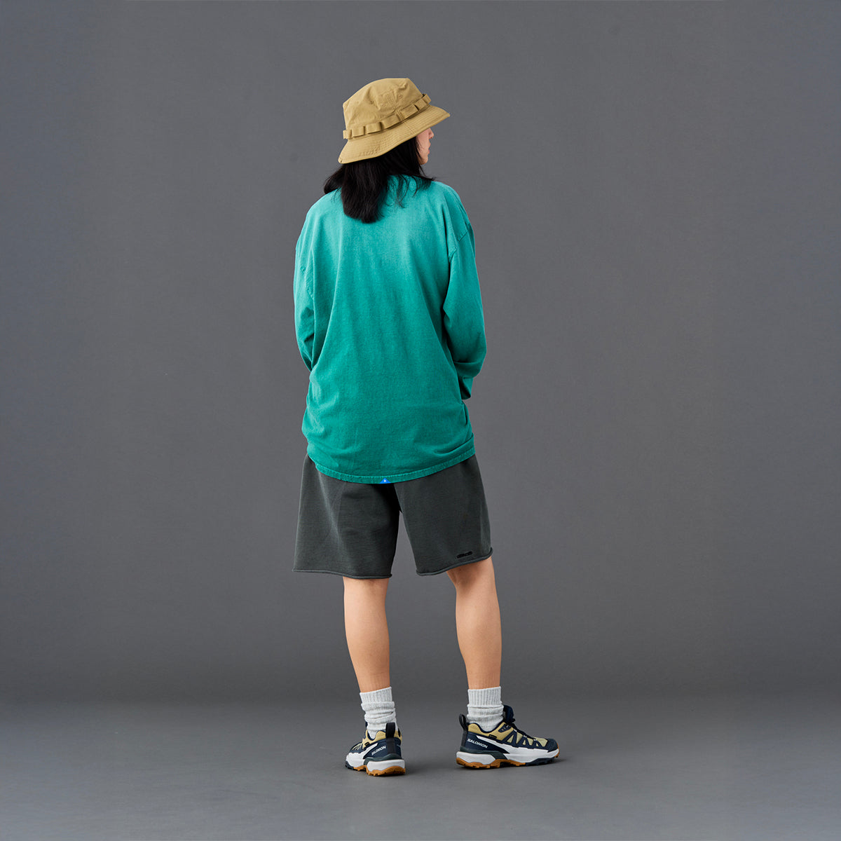 Liberaiders PIGMENT DYED SWEAT SHORTS リベレイダース ピグメントダイ スウェットショーツ 738072601【メンズ コットン素材 カットオフ ハーフパンツ 26SS】