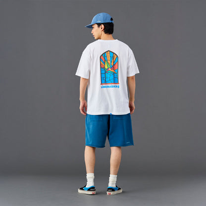 Liberaiders PIGMENT DYED SWEAT SHORTS リベレイダース ピグメントダイ スウェットショーツ 738072601【メンズ コットン素材 カットオフ ハーフパンツ 26SS】