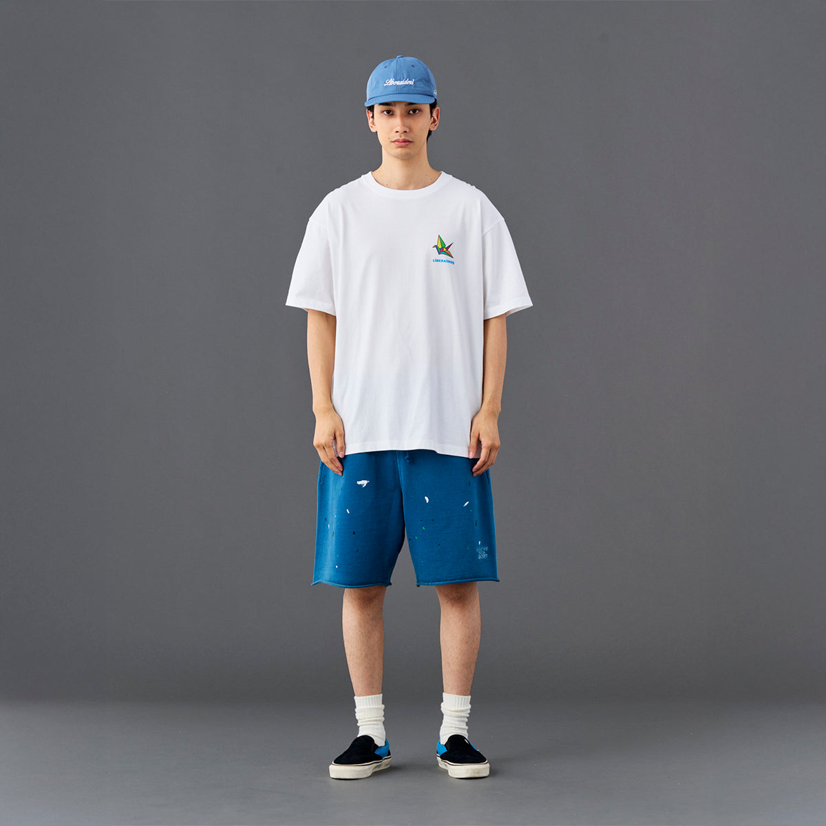 Liberaiders PIGMENT DYED SWEAT SHORTS リベレイダース ピグメントダイ スウェットショーツ 738072601【メンズ コットン素材 カットオフ ハーフパンツ 26SS】
