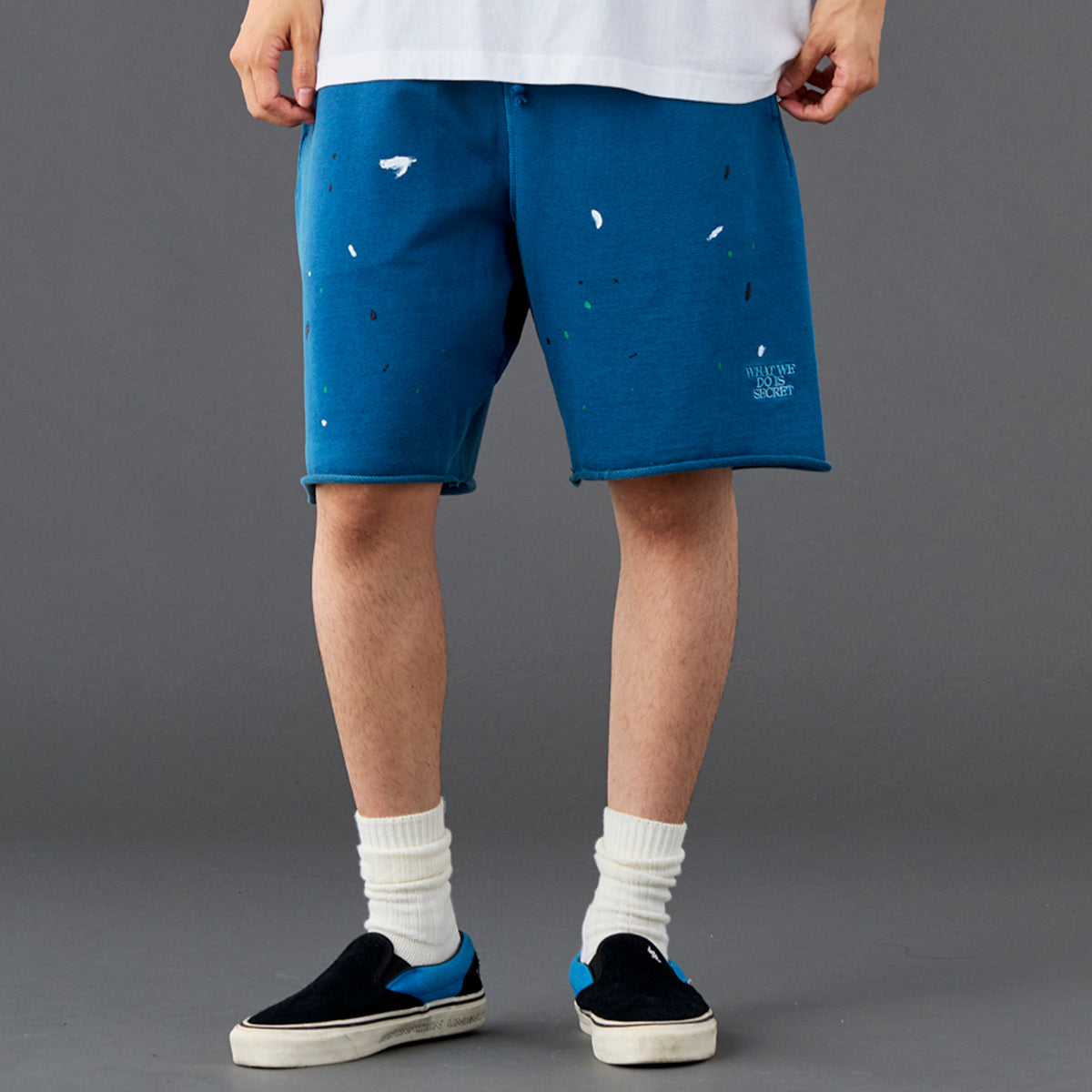 Liberaiders PIGMENT DYED SWEAT SHORTS リベレイダース ピグメントダイ スウェットショーツ 738072601【メンズ コットン素材 カットオフ ハーフパンツ 26SS】
