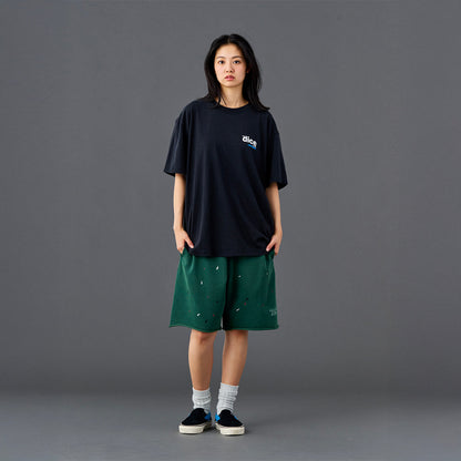 Liberaiders PIGMENT DYED SWEAT SHORTS リベレイダース ピグメントダイ スウェットショーツ 738072601【メンズ コットン素材 カットオフ ハーフパンツ 26SS】