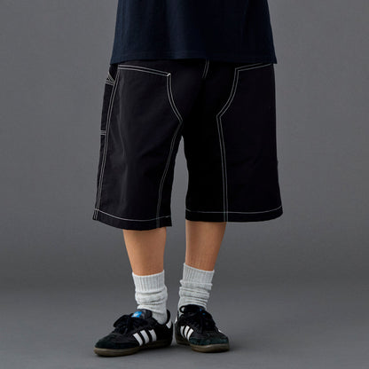 Liberaiders NYLON PAINTER SHORTS リベレイダース ナイロン ペインター ショーツ 738082601【メンズ 撥水 ナイロン生地 ホワイトステッチ 26SS】