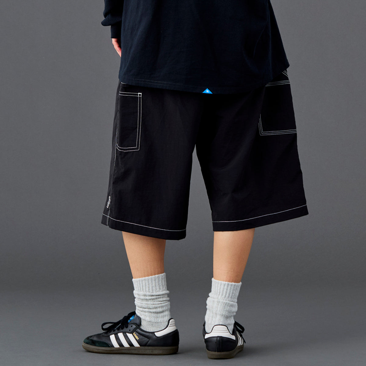 Liberaiders NYLON PAINTER SHORTS リベレイダース ナイロン ペインター ショーツ 738082601【メンズ 撥水 ナイロン生地 ホワイトステッチ 26SS】