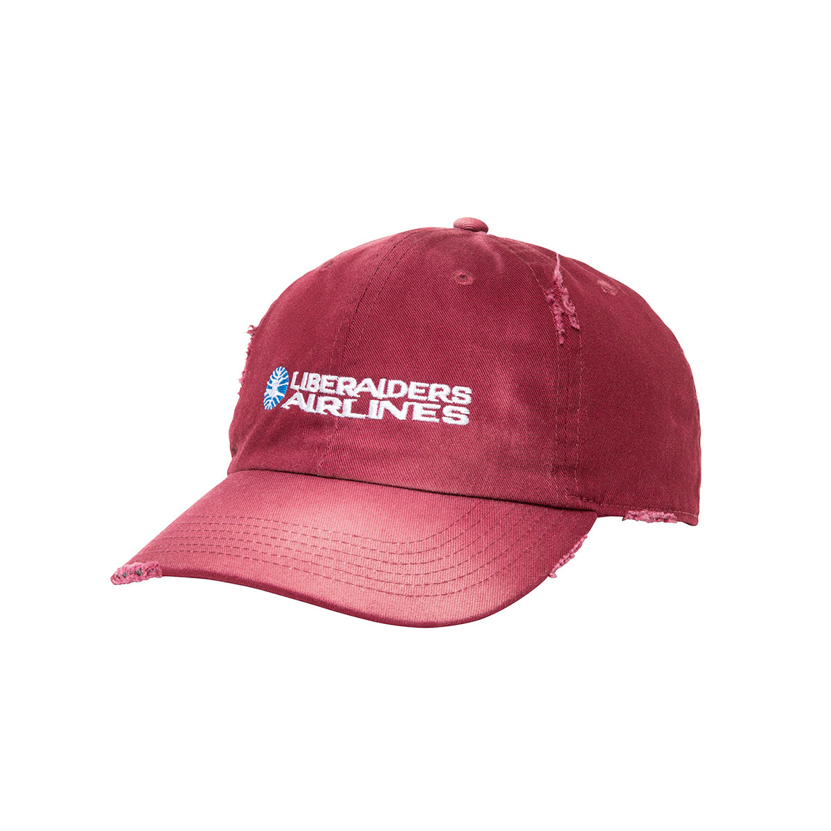 Liberaiders FADED AIRLINE CAP リベレイダース フェイデッド エアライン キャップ 739012601【メンズ キャップ ロゴ刺繍 コットン素材 26SS】