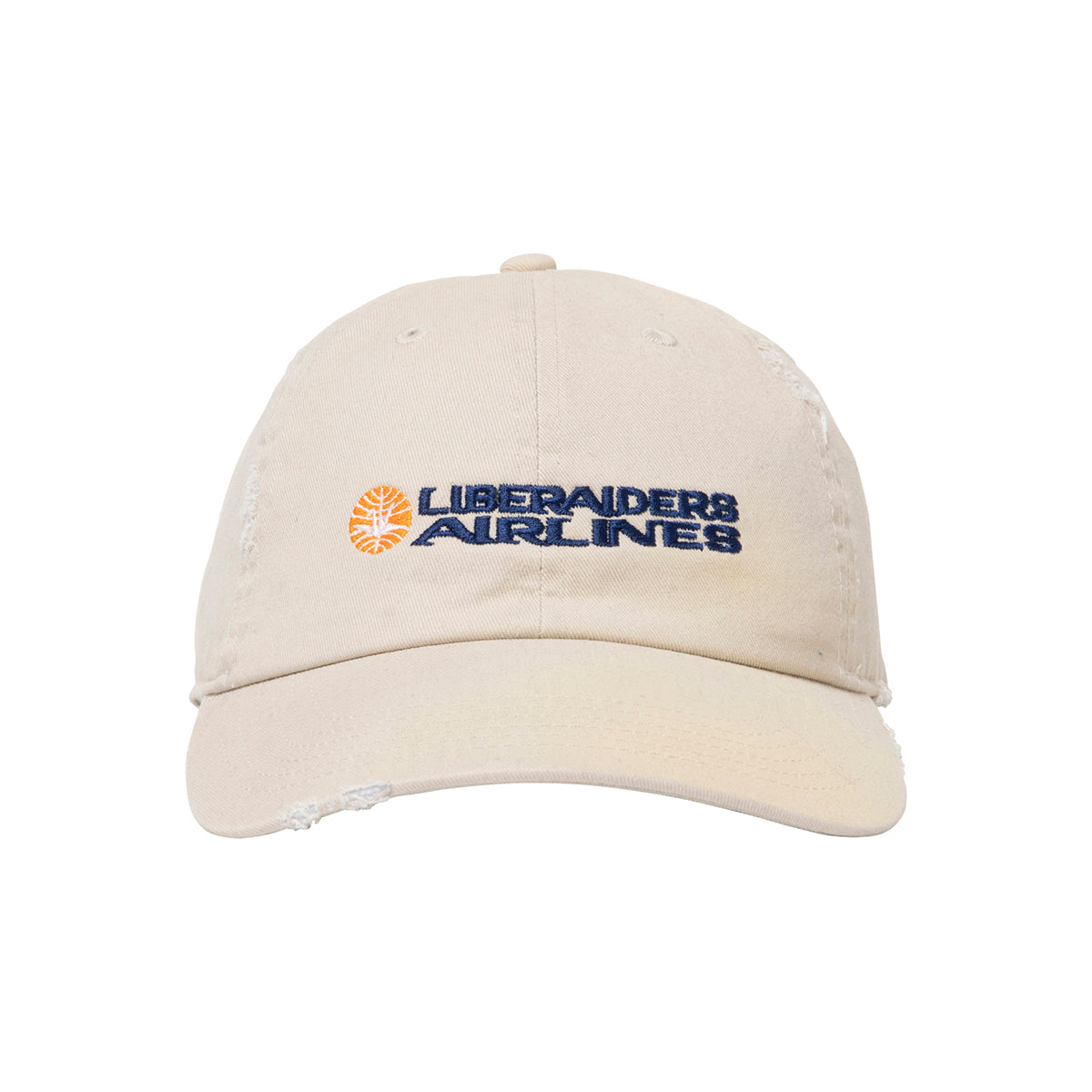 Liberaiders FADED AIRLINE CAP リベレイダース フェイデッド エアライン キャップ 739012601【メンズ キャップ ロゴ刺繍 コットン素材 26SS】