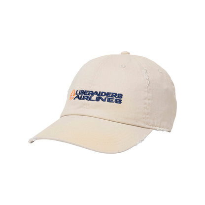 Liberaiders FADED AIRLINE CAP リベレイダース フェイデッド エアライン キャップ 739012601【メンズ キャップ ロゴ刺繍 コットン素材 26SS】