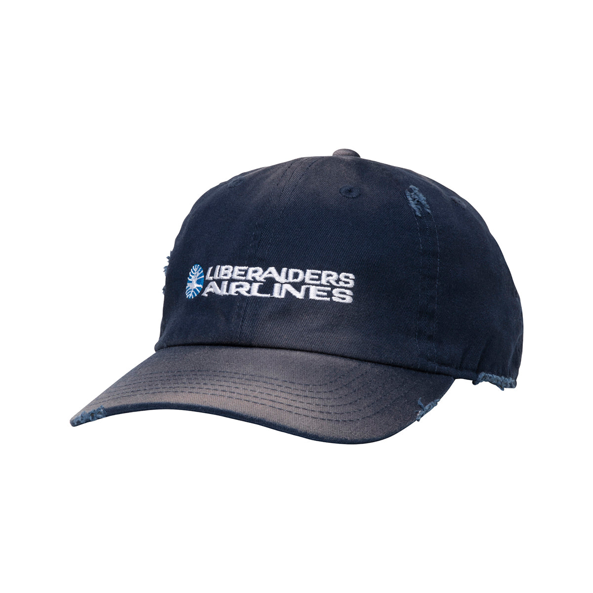 Liberaiders FADED AIRLINE CAP リベレイダース フェイデッド エアライン キャップ 739012601【メンズ キャップ ロゴ刺繍 コットン素材 26SS】