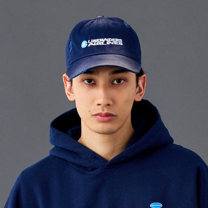 Liberaiders FADED AIRLINE CAP リベレイダース フェイデッド エアライン キャップ 739012601【メンズ キャップ ロゴ刺繍 コットン素材 26SS】