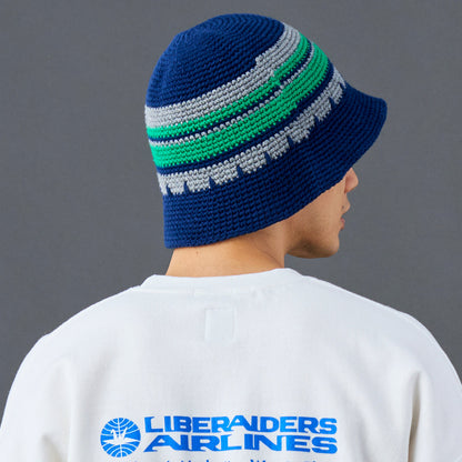 Liberaiders LR CRUSHER HAT リベレイダース LR クラッシャーハット 739072601【メンズ クラッシャーハット ニットハット 手編みハット バケットハット 26SS】