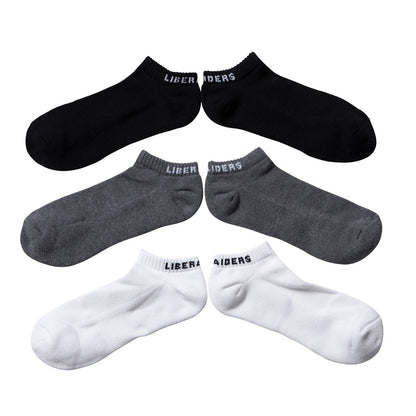Liberaiders 3-PACK EVERYDAY SOCKS リベレイダース 3パック エブリデイ ソックス 73908【メンズ アンクルソックス 通気性 編み目 3足セット デイリーソックス 26SS】