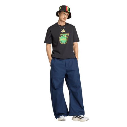 adidas originals Jamaica x Bob Marley DNA Graphic T-Shirt アディダスオリジナルス ジャマイカ × ボブ・マーリー DNA グラフィックTシャツ TU833【メンズ クルーネック レギュラーフィット シングルジャージー 通気性 26SS】
