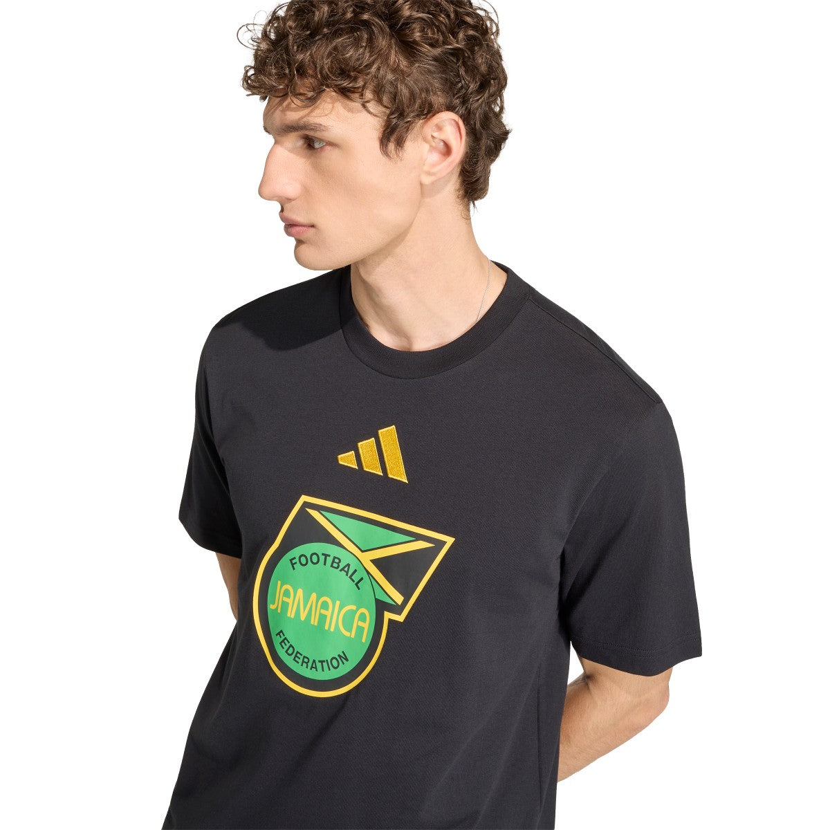 adidas originals Jamaica x Bob Marley DNA Graphic T-Shirt アディダスオリジナルス ジャマイカ × ボブ・マーリー DNA グラフィックTシャツ TU833【メンズ クルーネック レギュラーフィット シングルジャージー 通気性 26SS】