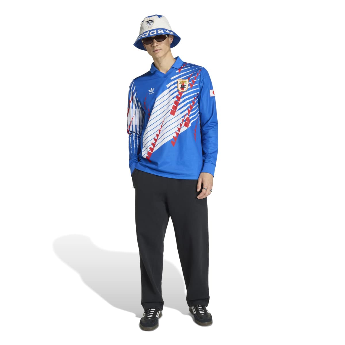 adidas originals JFA Home Long Sleeve Jersey 1993 アディダスオリジナルス サッカー日本代表 26 ホーム L/S ユニフォーム 1993 KLF07【メンズ ユニフォーム サッカー 26SS】