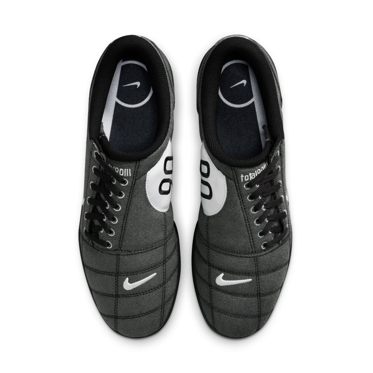 NIKE Total 90 Premium ナイキ トータル 90 PRM IH3585-001【メンズ キャンバスアッパー 非対称デザイン フラットソール グリップ性能 26SS】