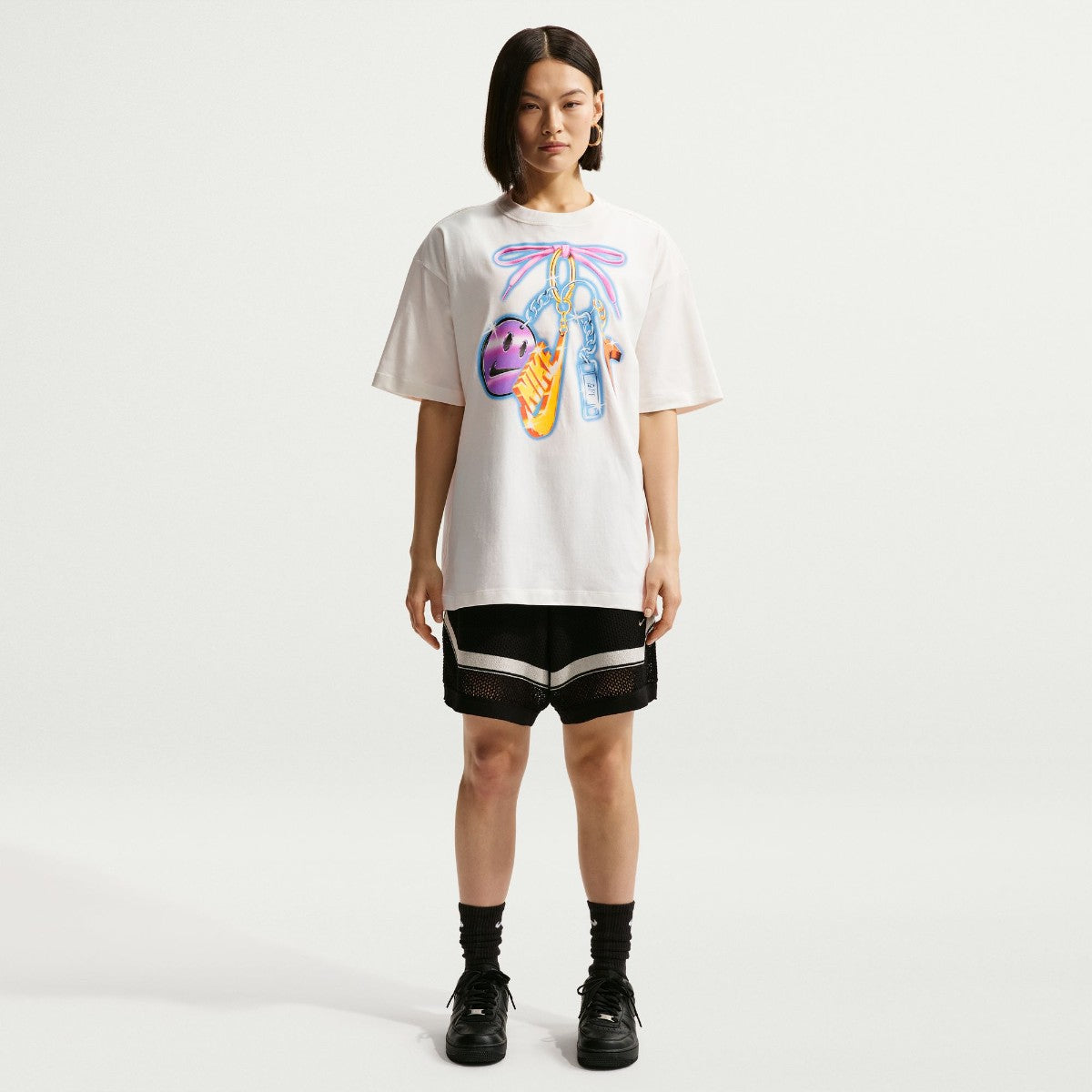 NIKE AS W NSW CLASSIC OS OC11 TEE ナイキ ウィメンズ NSW クラシック OS OC11 S/S ティーシャツ IR7849【レディース Tシャツ オーバーサイズ カジュアル ストリート スポーツウェア 26SS】