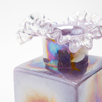 Casselini Glass Flower Vase H キャセリーニ ガラスフラワーベースH 249-600814-PNK【レディース 花瓶 インテリア 26SS】