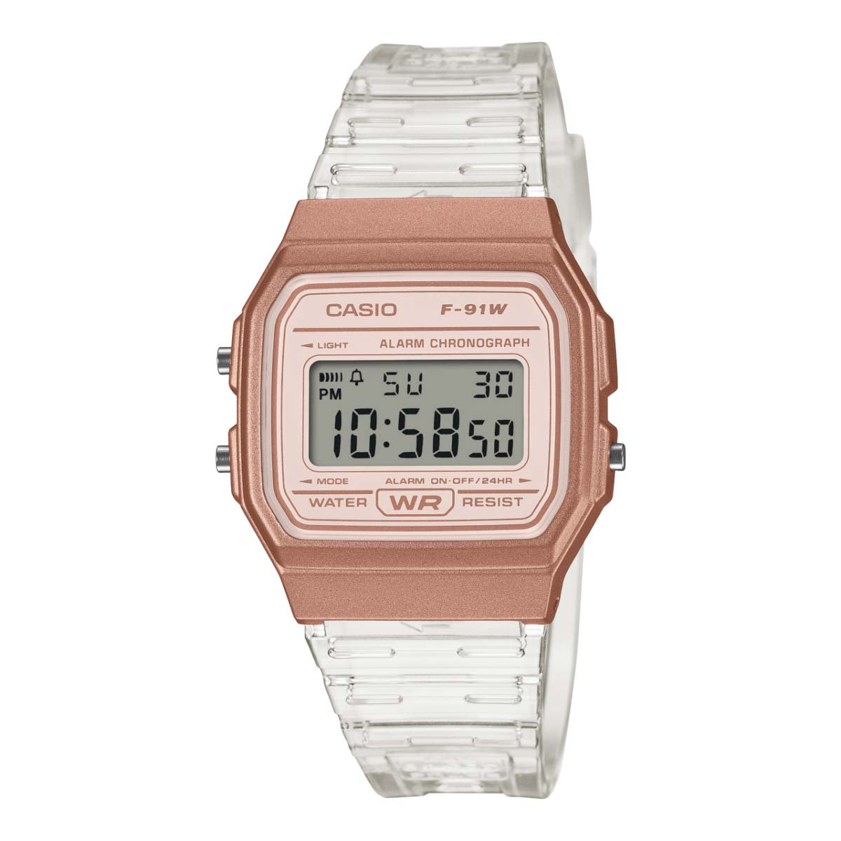 CASIO F-91WS-7A3JF カシオ F-91WS-7A3JF F-91WS-7A3JF【メンズ デジタル時計 スケルトン 軽量 26SS】