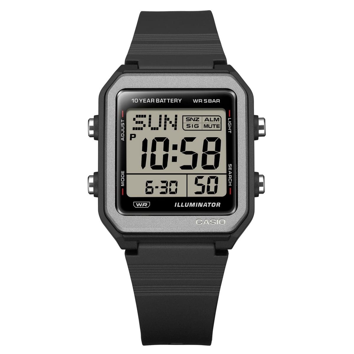 CASIO W-221H-1AJF カシオ W-221H-1AJF W-221H-1AJF【メンズ デジタル時計 スクエアケース 防水 26SS】