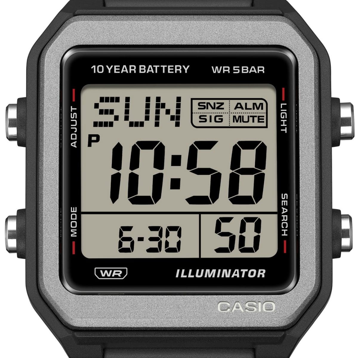 CASIO W-221H-1AJF カシオ W-221H-1AJF W-221H-1AJF【メンズ デジタル時計 スクエアケース 防水 26SS】