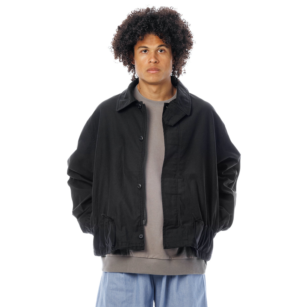 Sandinista Utility Jacket - Type2 サンディニスタ ユーティリティ ジャケット タイプ2 60426PS02-OW【メンズ ユーティリティウェア ミリタリージャケット バックサテン 裾絞り 26SS】