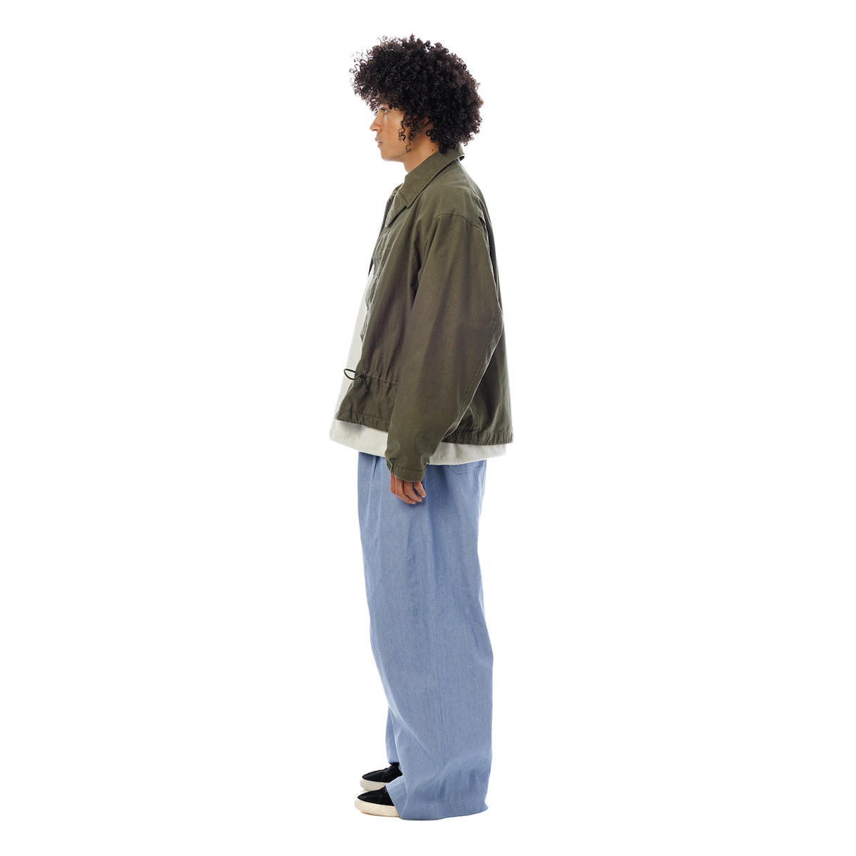 Sandinista Utility Jacket - Type2 サンディニスタ ユーティリティ ジャケット タイプ2 60426PS02-OW【メンズ ユーティリティウェア ミリタリージャケット バックサテン 裾絞り 26SS】