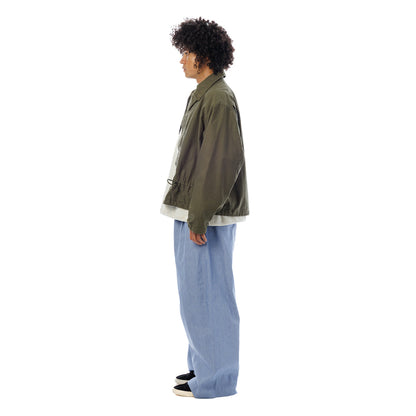 Sandinista Utility Jacket - Type2 サンディニスタ ユーティリティ ジャケット タイプ2 60426PS02-OW【メンズ ユーティリティウェア ミリタリージャケット バックサテン 裾絞り 26SS】