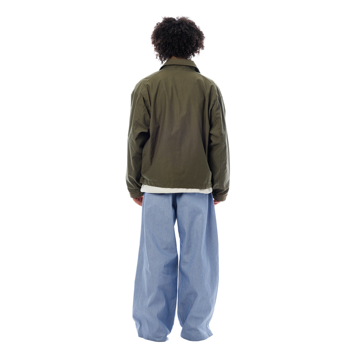 Sandinista Utility Jacket - Type2 サンディニスタ ユーティリティ ジャケット タイプ2 60426PS02-OW【メンズ ユーティリティウェア ミリタリージャケット バックサテン 裾絞り 26SS】