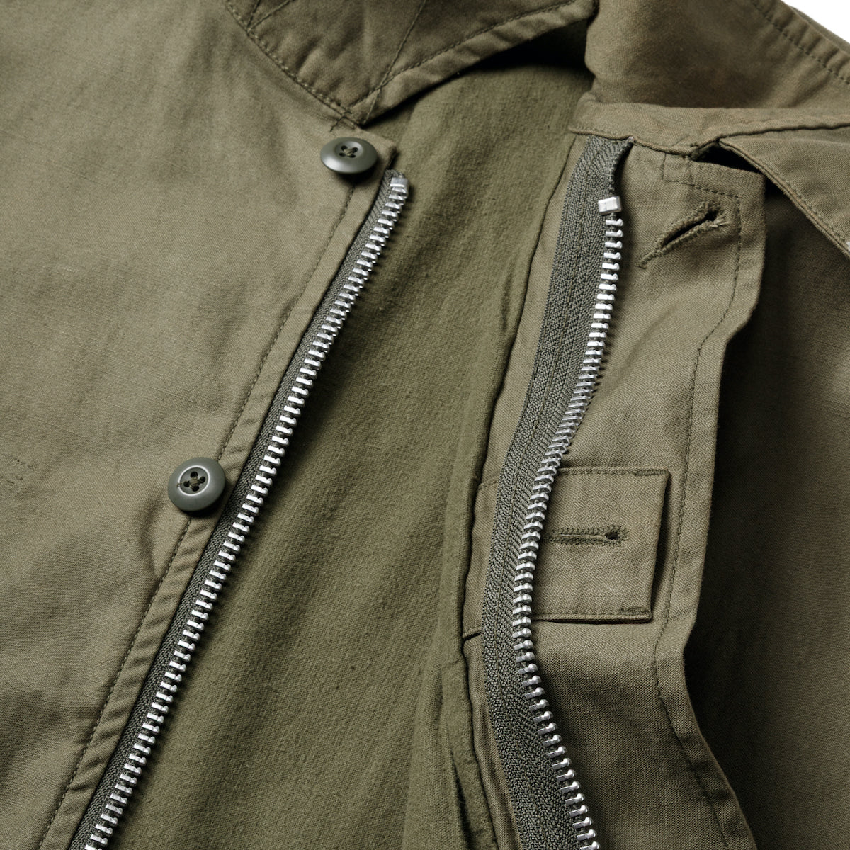 Sandinista Utility Jacket - Type2 サンディニスタ ユーティリティ ジャケット タイプ2 60426PS02-OW【メンズ ユーティリティウェア ミリタリージャケット バックサテン 裾絞り 26SS】