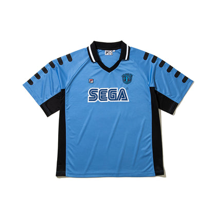 FILA FILA X SEGA FOOTBALL TEE フィラ フィラ セガ フットボール ティー CE6SAU701【メンズ コラボ 襟付き サッカーカルチャー 26SS】