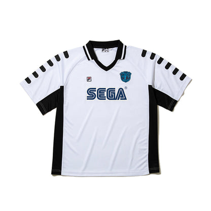 FILA FILA X SEGA FOOTBALL TEE フィラ フィラ セガ フットボール ティー CE6SAU701【メンズ コラボ 襟付き サッカーカルチャー 26SS】