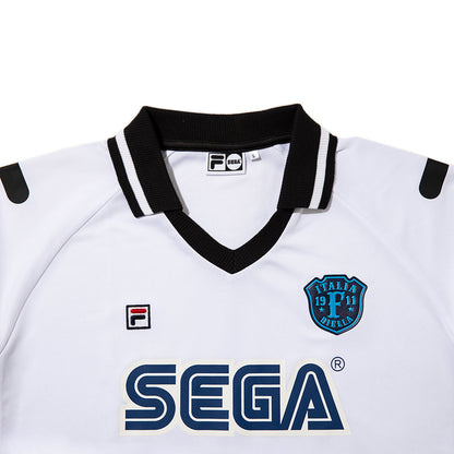 FILA FILA X SEGA FOOTBALL TEE フィラ フィラ セガ フットボール ティー CE6SAU701【メンズ コラボ 襟付き サッカーカルチャー 26SS】