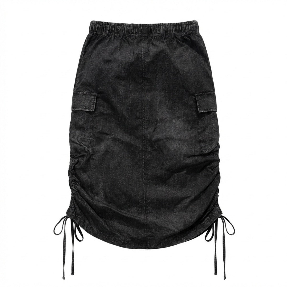 FILA CARGO SKIRT フィラ カーゴスカート CE6SCW007【レディース 製品染め サイドポケット ドローコード 26SS】