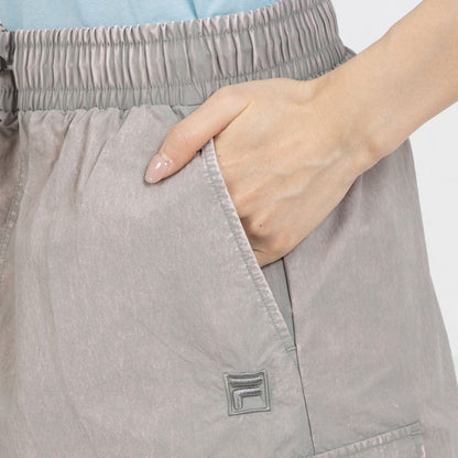 FILA CARGO SKIRT フィラ カーゴスカート CE6SCW007【レディース 製品染め サイドポケット ドローコード 26SS】