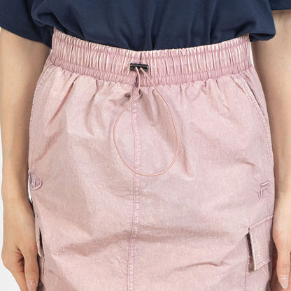 FILA CARGO SKIRT フィラ カーゴスカート CE6SCW007【レディース 製品染め サイドポケット ドローコード 26SS】